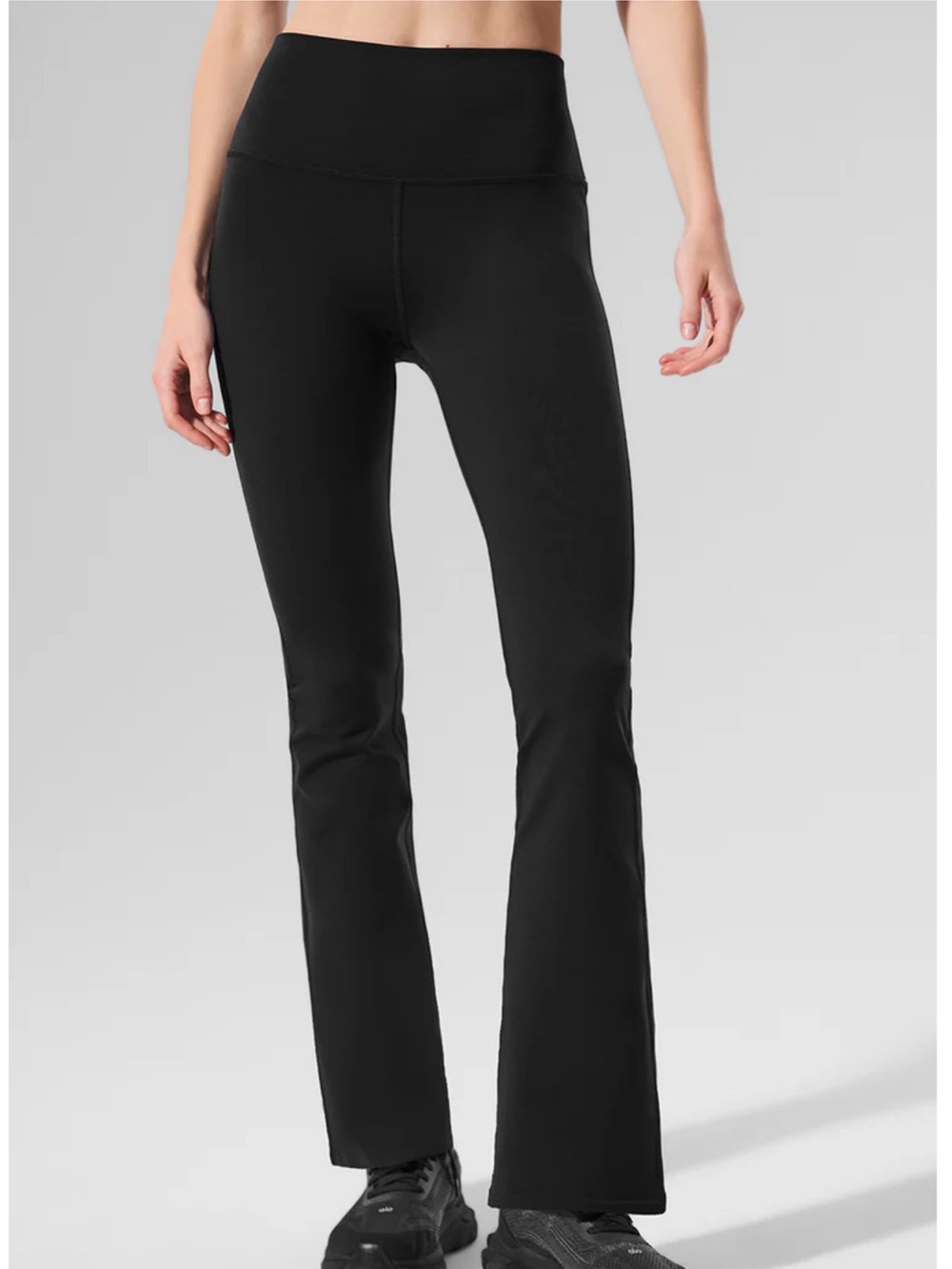 Alo Yoga Airbrush High-Waist 7/8 Bootcut Leggings Black XXS NWT
